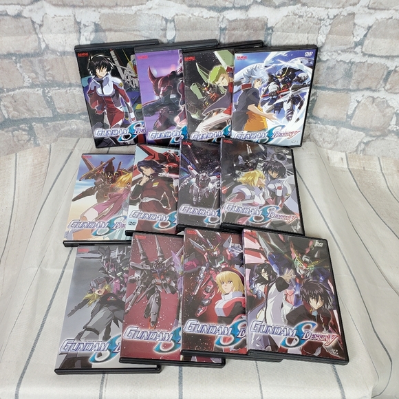 Anime Other - Gundam Seed Destiny 12 Disc DVD Set Individual Cases Out of Print Anime